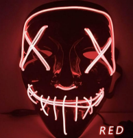 Máscara LED Neón de Terror