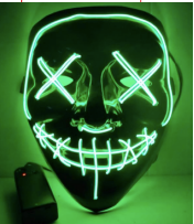 Máscara LED Neón de Terror