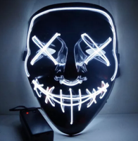 Máscara LED Neón de Terror