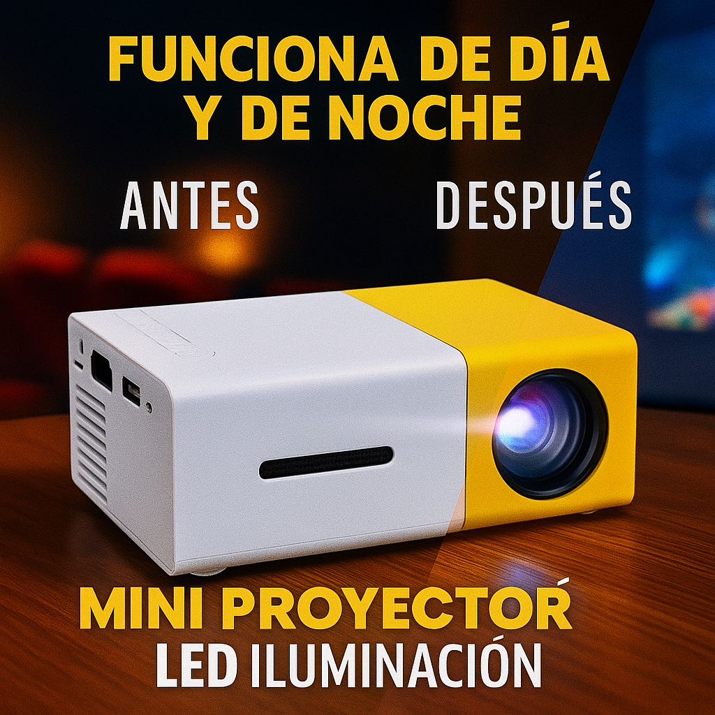 Mini Proyector LED Portátil YG300