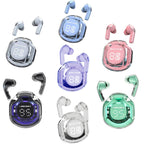 Auriculares Bluetooth Transparentes