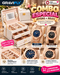 Combo Joyero + Reloj Poedagar