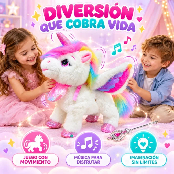 Unicornio Interactivo con Luz y Sonido