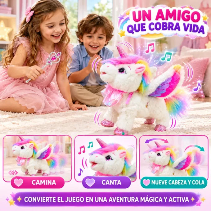 Unicornio Interactivo con Luz y Sonido