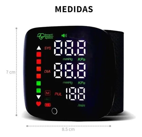 Tensiómetro Digital de Muñeca con Voz