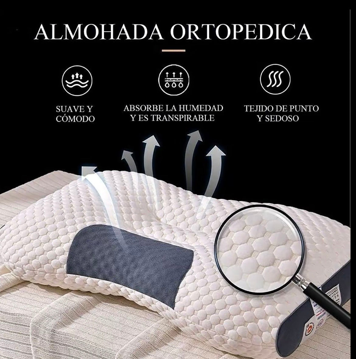 Combo Almohada Cervical + Almohada Entre Piernas