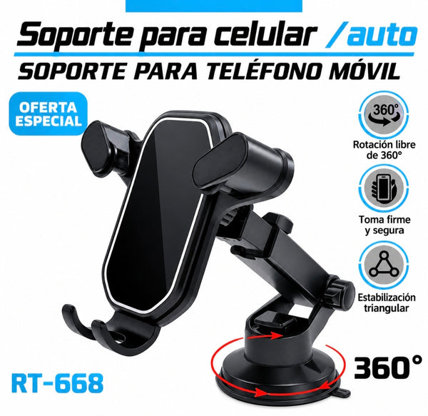Soporte de Celular para Carro RT-668