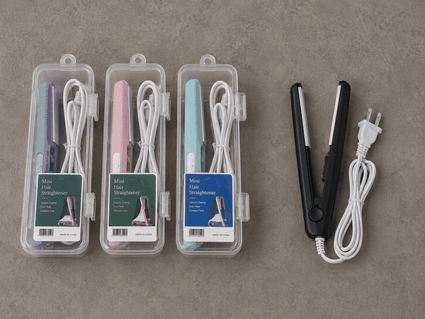 Mini Plancha de Cabello Viajera con Estuche